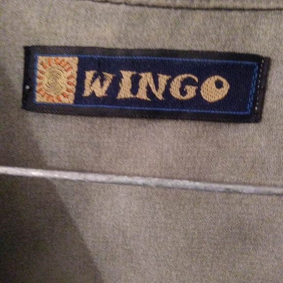 Men Wingo Graphic Print Button Down Sz XL - Picture 4 of 6